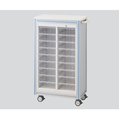 与薬スムースカート 18床用(ブルー)