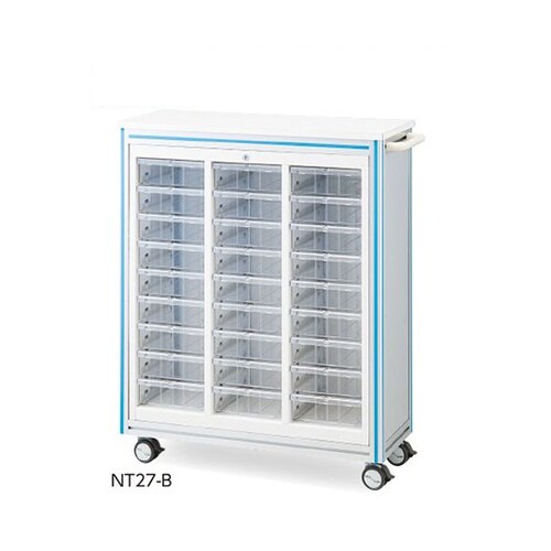 与薬スムースカート 27床用(ブルー)