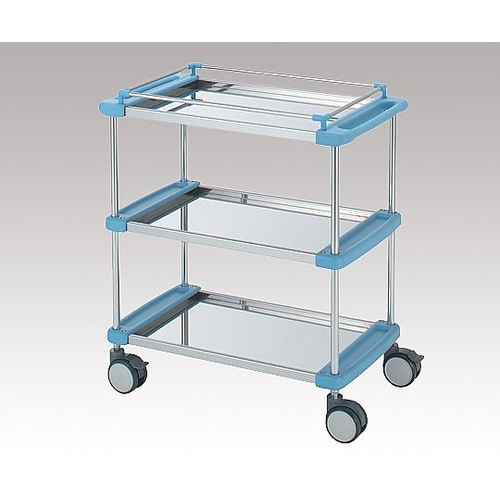 回診車 引出無 3段ピンク 790×450×909