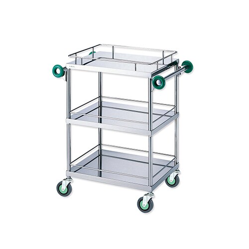 回診車(引出無し・抗菌ハンドル) (3段) 750