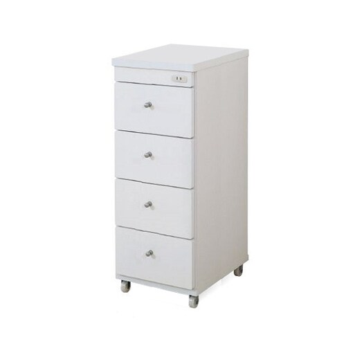 隙間ワゴン コンセント付300×440×800