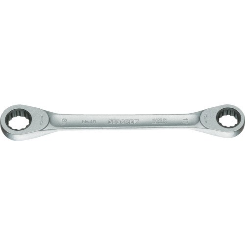 ダブルラチェットめがねレンチ 18X19mm