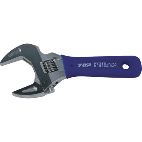 薄型軽量ワイドモンキレンチ HY38S