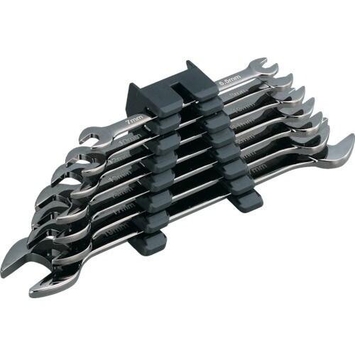 ミラータイプ両口スパナセット 7丁組セット