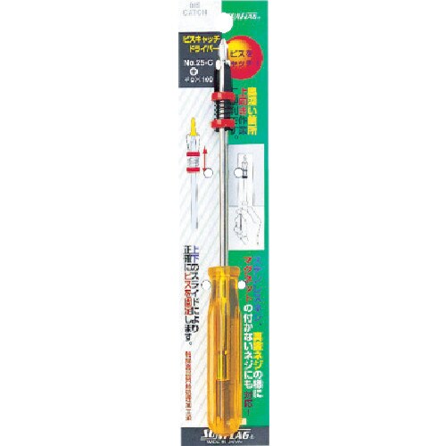 ビスキャッチドライバー#00X100mm