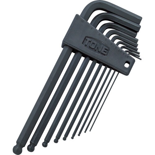 ロングボールポイントL形レンチセット9pcs