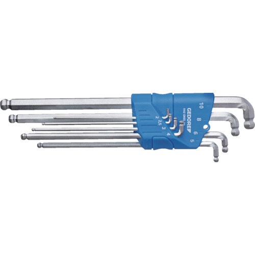 ボールポイント六角棒レンチ8本セットH42DKEL