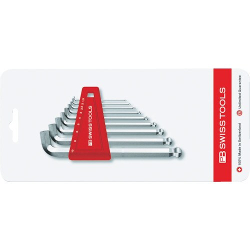 ショートヘッドボール付き六角棒レンチセット