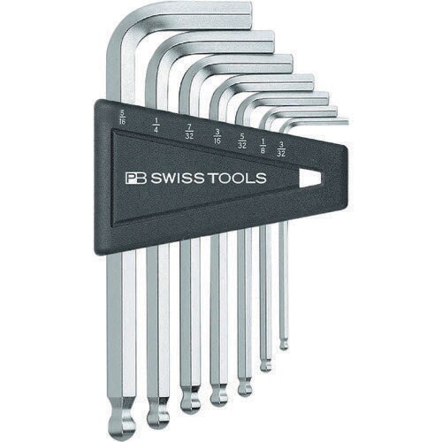 スイスツールズ ボール付六角棒レンチセット 7本組