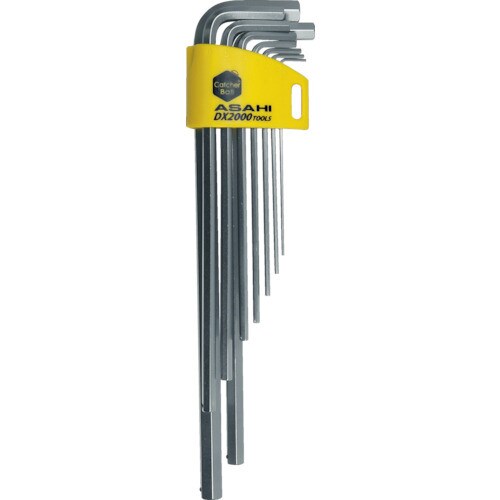 ASH キャッチャーレンチロング六角棒レンチ9本組