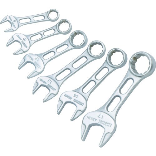 ライツールコンビスパナプチコンセット 6本組