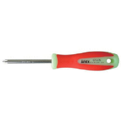 アネックス ステンレス蓄光ドライバー +1×75