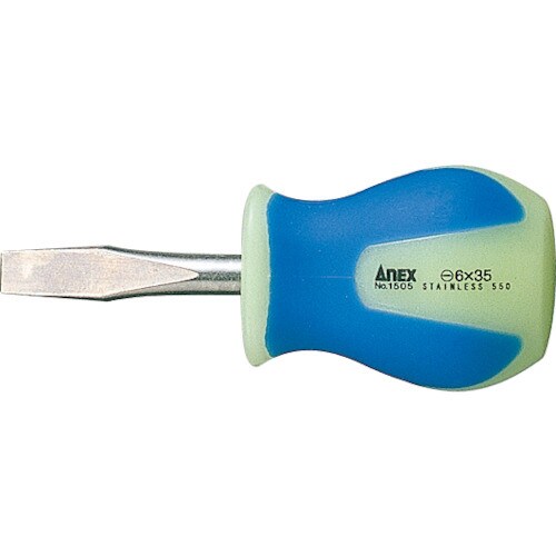 ステンレス蓄光ドライバースタービータイプ6×35