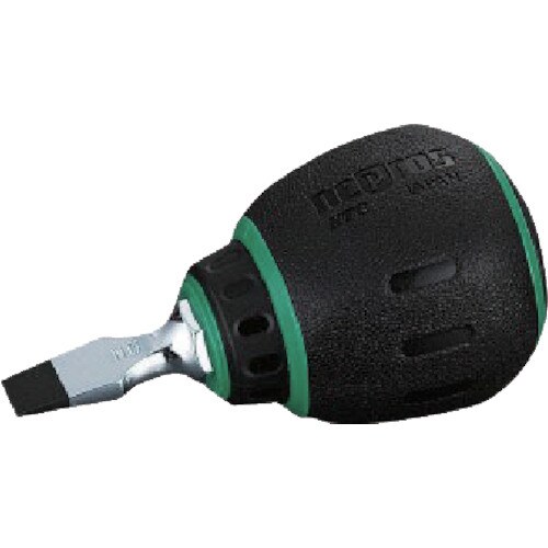 ネプロス 樹脂柄スタッビドライバ(マイナス)6mm