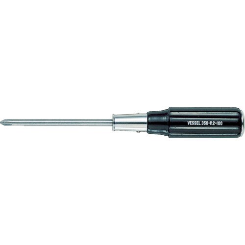 ベッセル 木柄貫通ドライバー350 +2×100