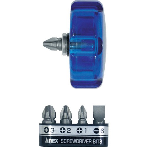 ワイドハンドル超短スタービードライバービット5本組