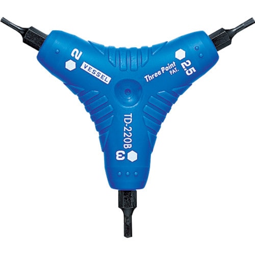 スリーポイントヘックスドライバーTD220B