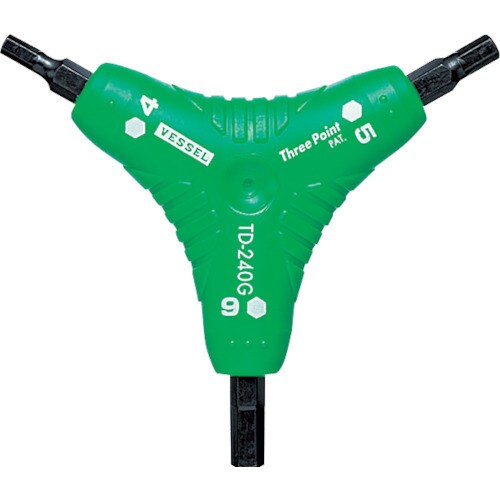 スリーポイントヘックスドライバーTD240G