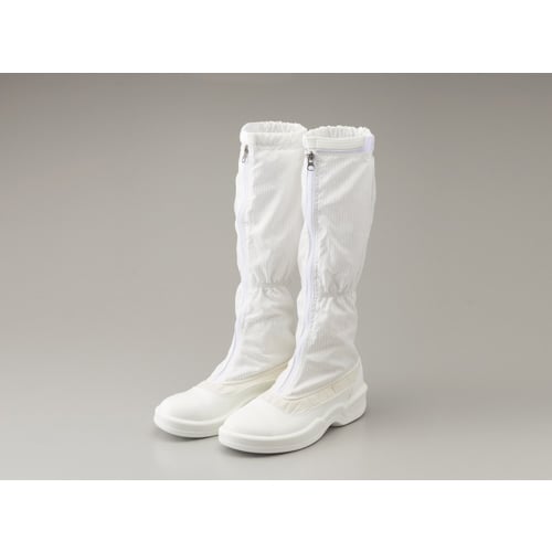 ファスナー付き静電安全ブーツ 25.0cm