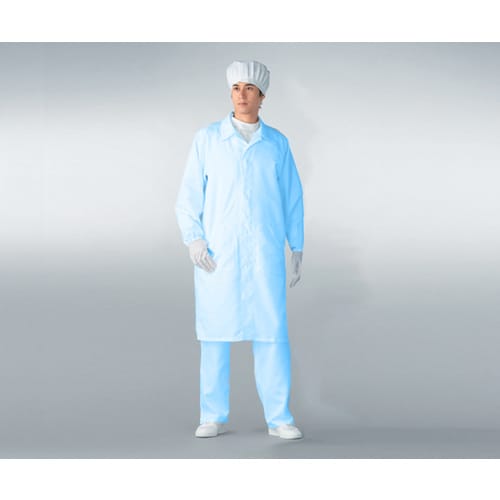 無塵衣AS206C男女兼用 ブルー S