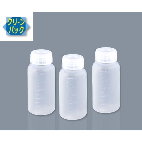 PP広口びん 500ml (純水洗浄処理済)