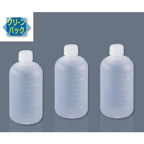 PP細口瓶250mL10本入 (純水洗浄処理済)