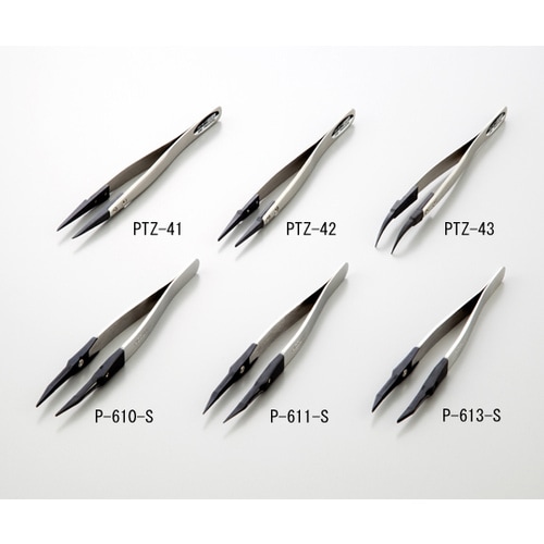 ESDピンセット (先細曲りタイプ)