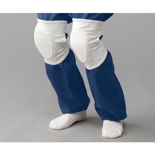 クリーンルーム用サポーター膝あて 白 L