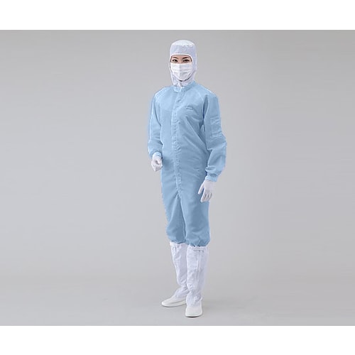 CRウェア(フード別・センターファスナー型)青L