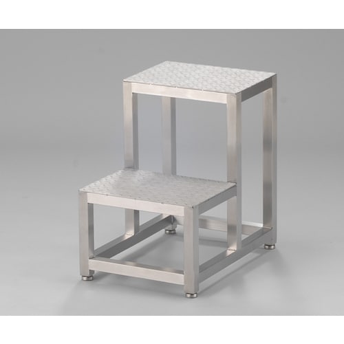 クリーンルーム用踏み台2段式