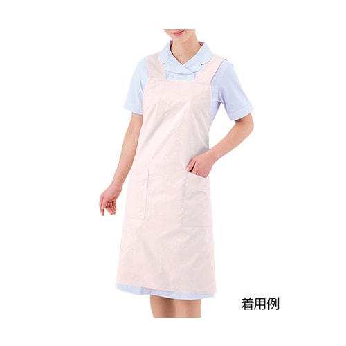 男女兼用エプロン ポケット内ペン差し付 ピンクM