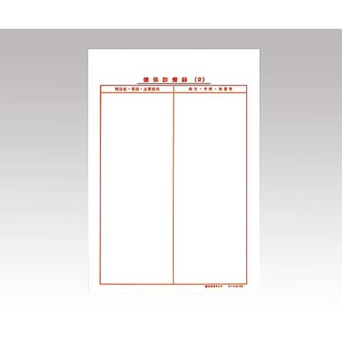 健保カルテ B5サイズ2号紙 302