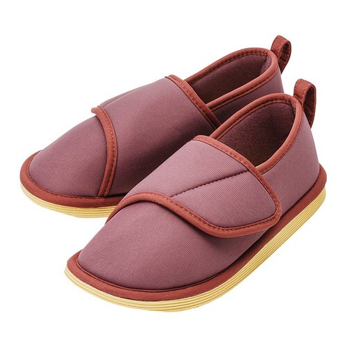 転倒予防シューズつま先つき あずきLL