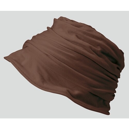 室内帽ふわっと (クシャット) こげ茶