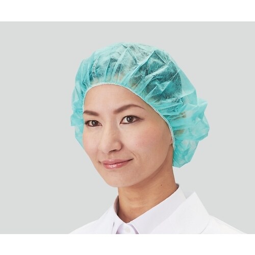 プロシェアカラーディスポキャップ 緑 1箱100枚