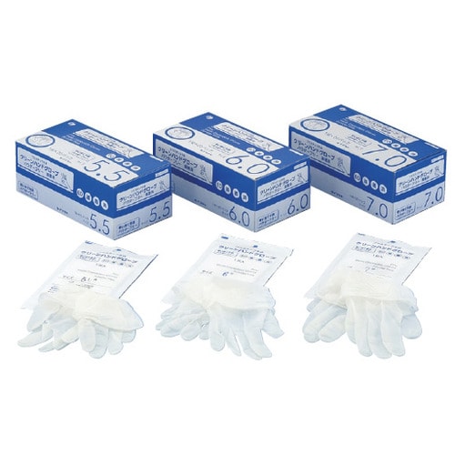 クリーンハンド手袋滅菌済20双パウダーフリー7.5