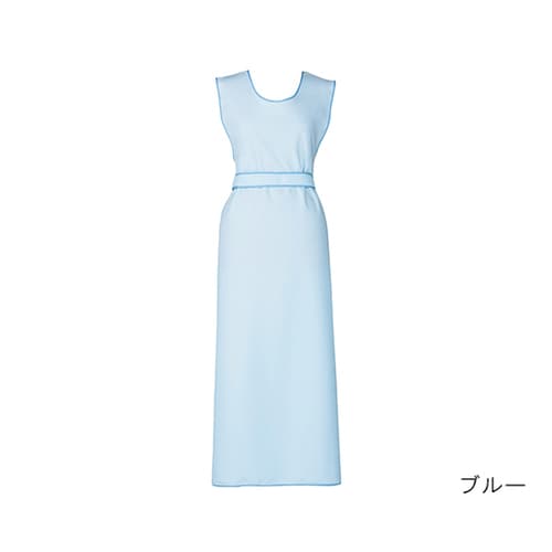 防水入浴介助用エプロン フリー・ピンク