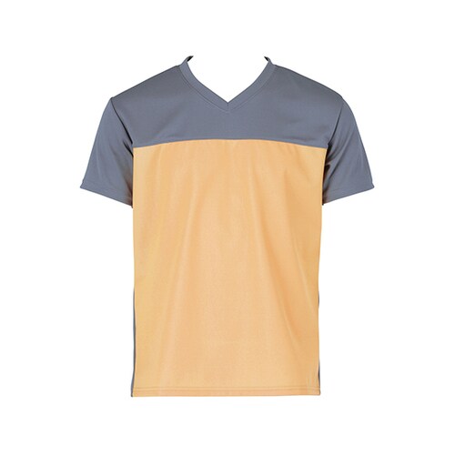 入浴介護Tシャツ (男女兼用) オレンジ LL