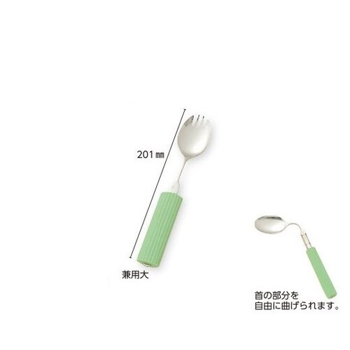ハンドル・シリコンスポンジ付 スプーン・フォーク大