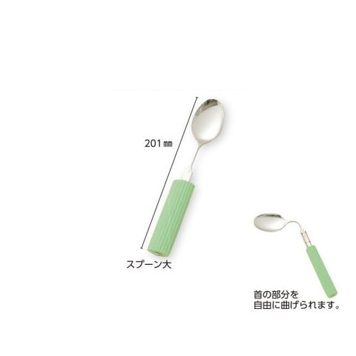 ハンドル・シリコンスポンジ付き スプーン大