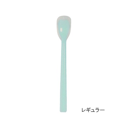 口あたりやさしいスプーン 一体型・レギュラー 青