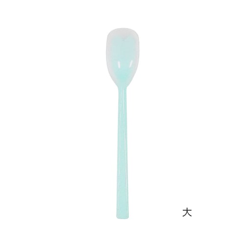 口あたりやさしいスプーン 一体型・大 ブルー