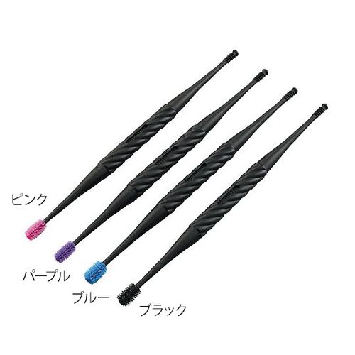 グリーンベル らせん式ゴムの耳かき(ブラシ付き)|カウネット グリーンベル らせん式ゴムの耳かき(ブラシ付き)|カウネット