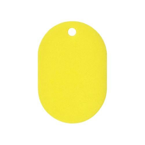 番号札 小(31×45mm) 番号無し イエロー