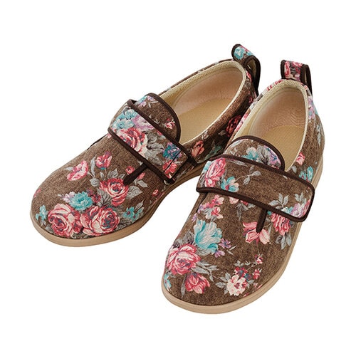 ケアシューズ(ダブルマジックII ローズ) 茶LL