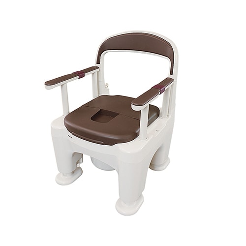 ポータブルトイレ P便座 モカブラウン