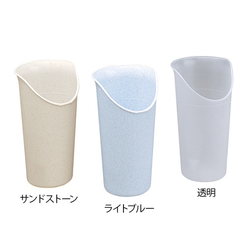 鼻にあたらないコップ ライトブルー 6個入