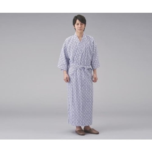 ソフトガーゼ寝間着 M 男性用 紺