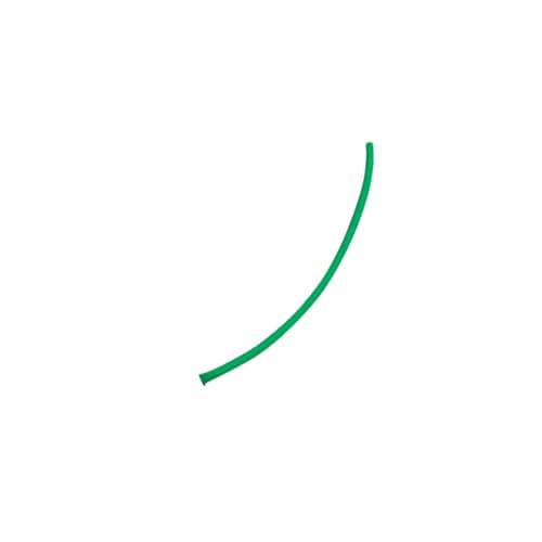 カラー駆血帯(交換部品) 替ゴム(緑)400mm