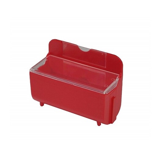 連結式個人ケース レッド (フタ付き)